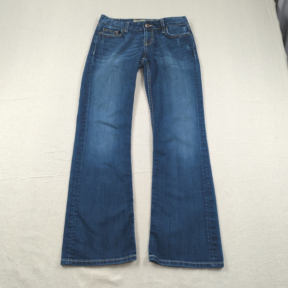 BKE Jeans Womens 27 Blue Hannah Boot Cut Western Cowgirl Stretch Boho